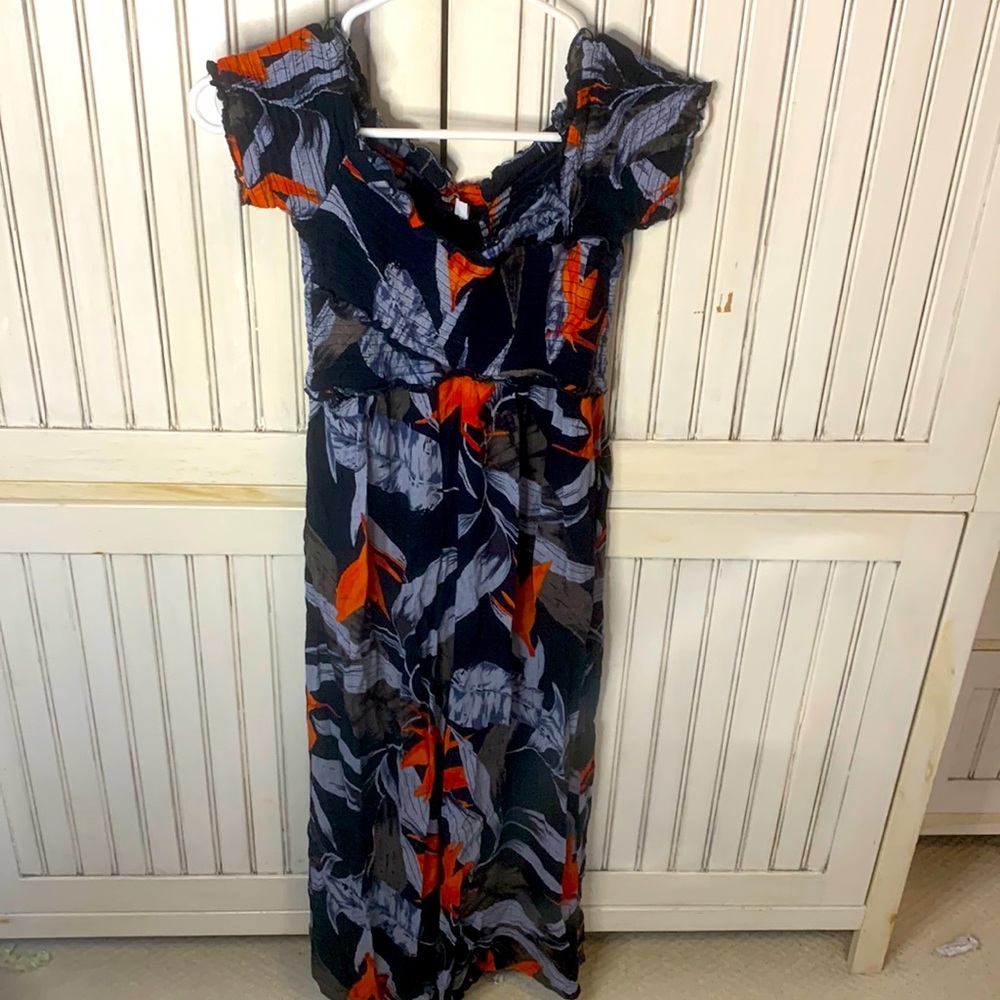 plant theme jumpsuit
